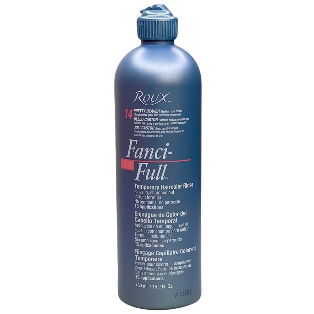 1 Roux fanci full rinse#14 Pretty Beaver temporary haircolor rinse.New 15.2FL OZ